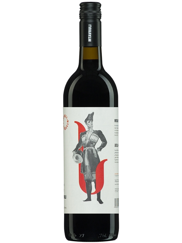 Wine Red Dry Saperavi Mtavruli 12.5% 750ml, 6/case