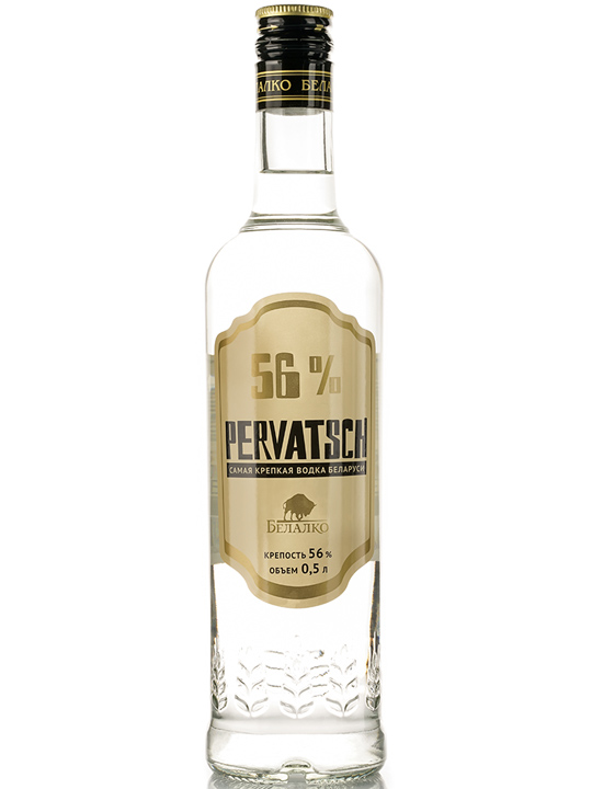 Vodka Pervatsch 500ml, 56% Alc, 20/case