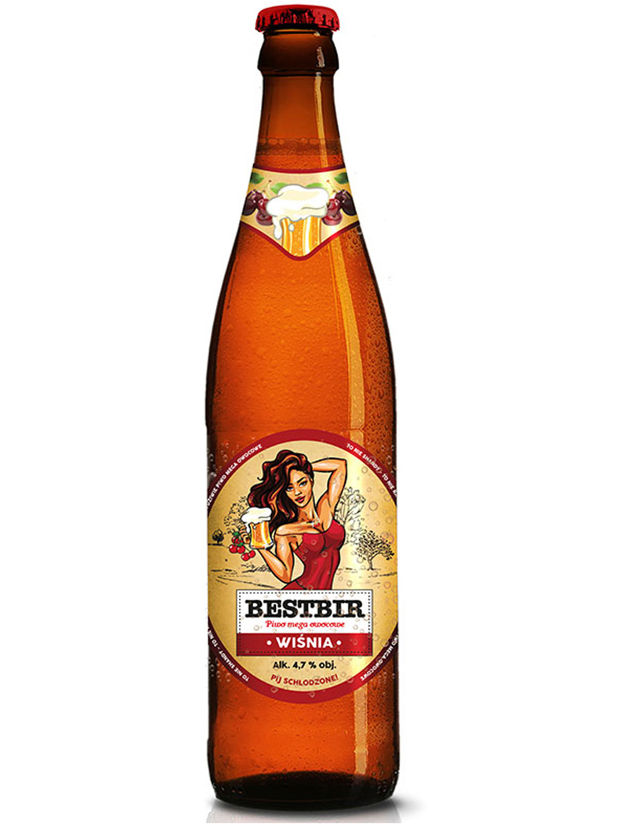 Beer Cherry Bestbir Staropolski Bottle 4.7% 500ml - 15 per case