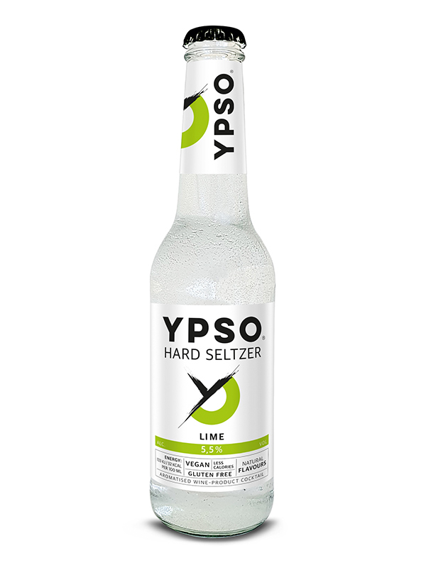 Wine Seltzer YPSO LIME 5.5% 330ml bottle / 12 case