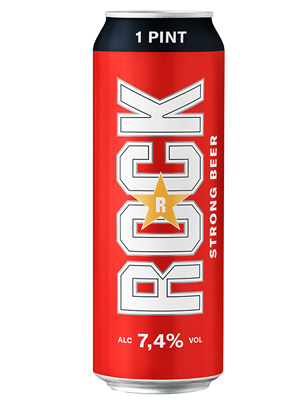 Beer Rock Strong 7.4% Can 568ml