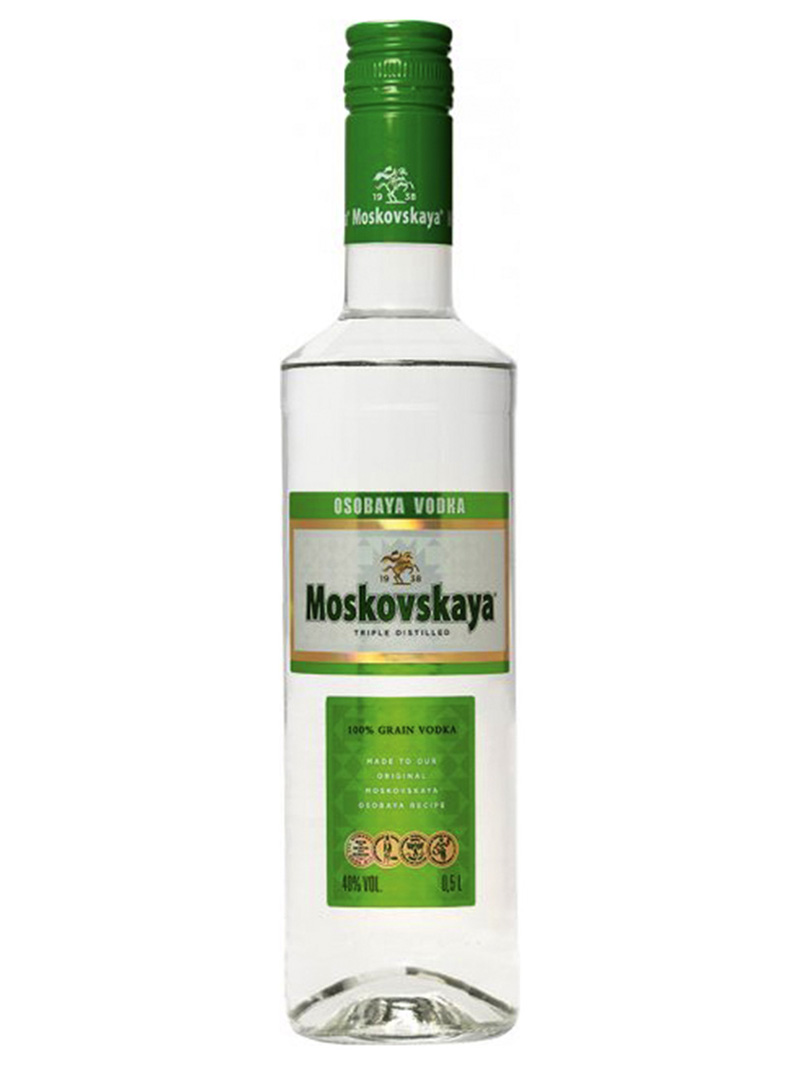 Vodka Moskovskaya 40% 500ml - 20/case