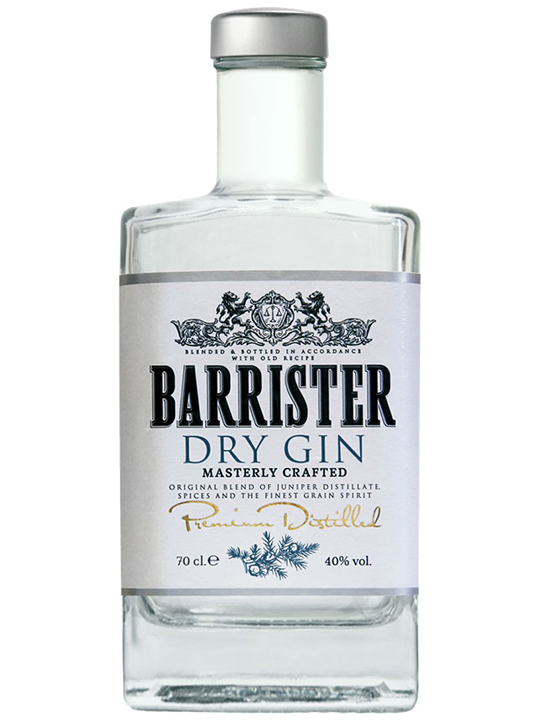 Barrister Dry Gin 40% 700ml / 6 per case
