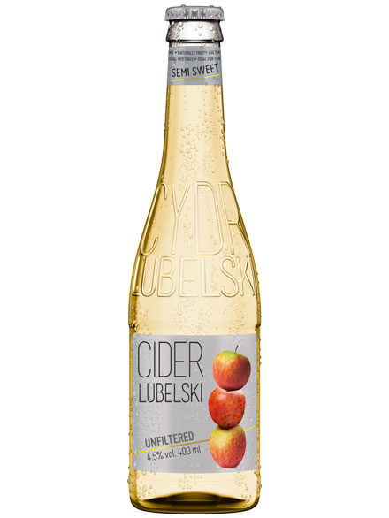 Cider Apple Unfiltered Lubelski 4.5% 400ml, 12 per box