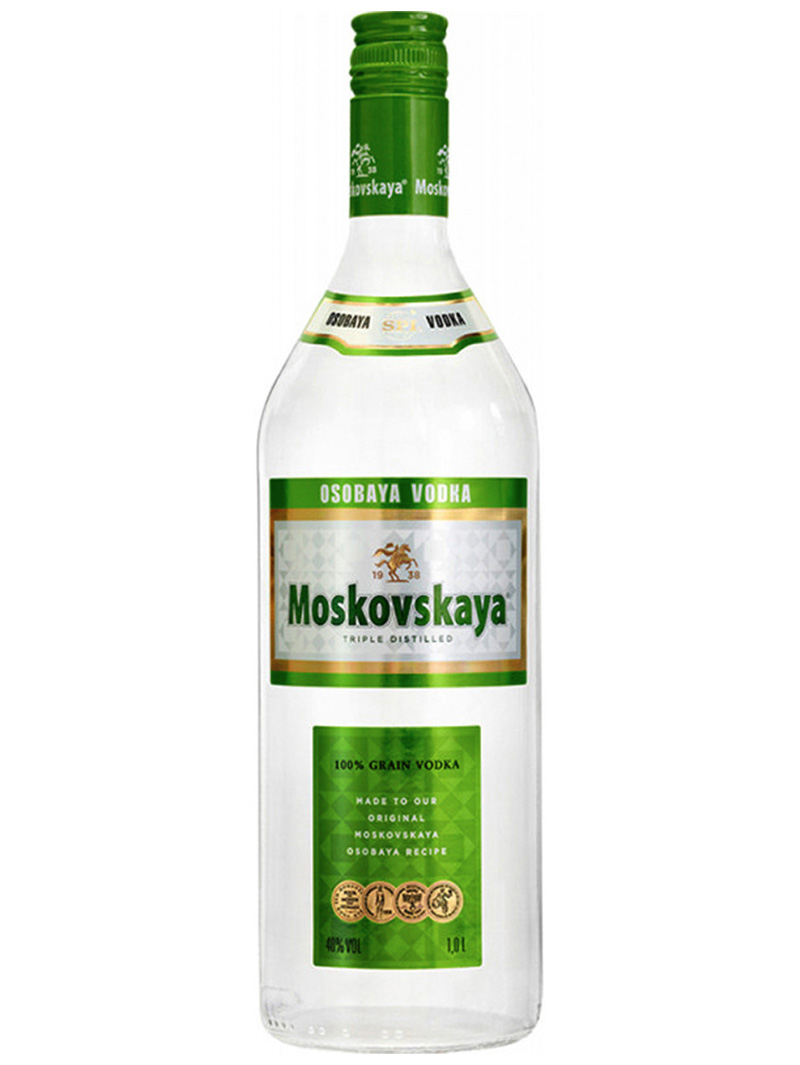Vodka Moskovskaya 40% 1L - 12/case