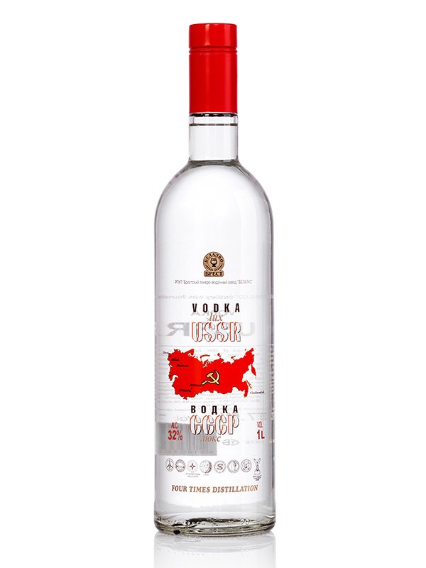 Vodka USSR 1 Litre, 32% Alc, 6/case