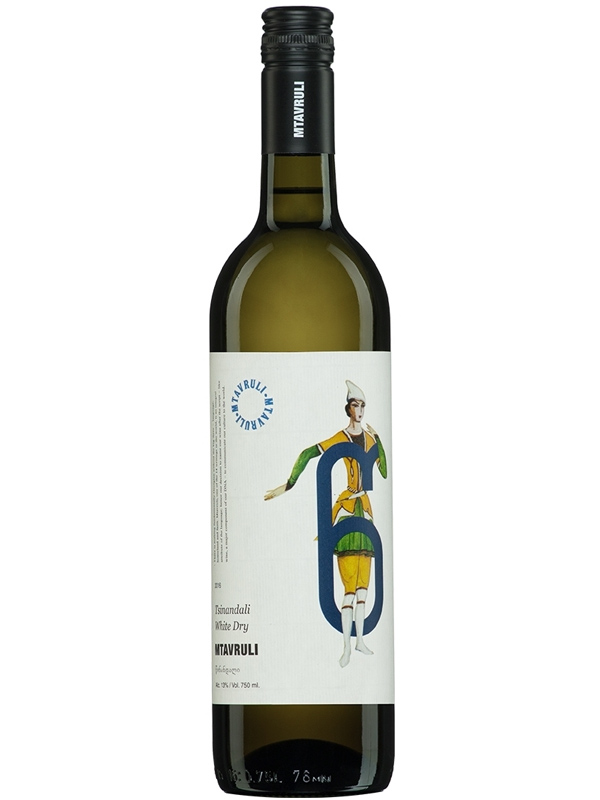 Wine White Dry Tsinandali Mtavruli 12% 750ml, 6/case