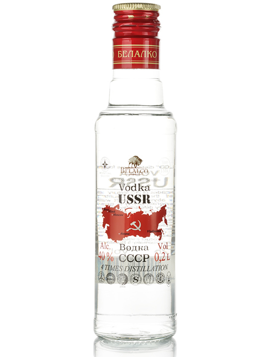 Vodka USSR 200ml, 40% Alc, 30/case