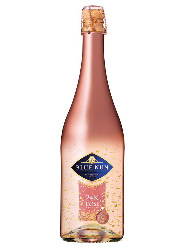 Sparkling Wine 24K Rose Blue Nun - 6/case