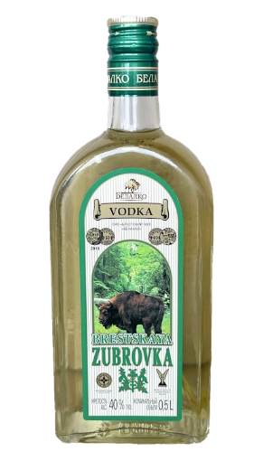 Picture of Vodka Zubrovka 40% Alc, 500ml, 20 bottle per case