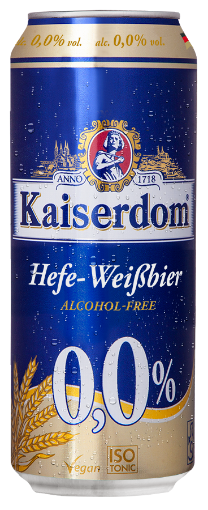 Picture of Beer Hefe-Wheat Kaiserdom 0% 500ml, 24 per cases