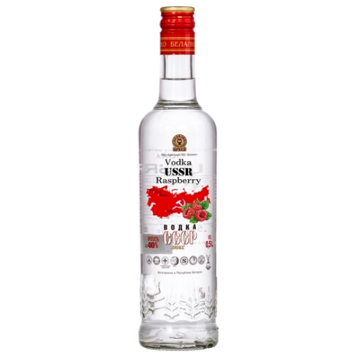 Picture of Vodka USSR Raspberry 40%, 500ml, 20 bottle per case 