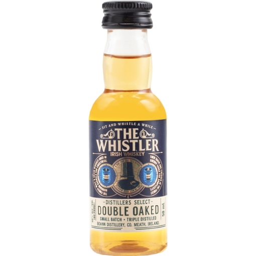 Picture of Whiskey Irish Double Oaked The Whistler 40%, 50ml, 48 bottles per case