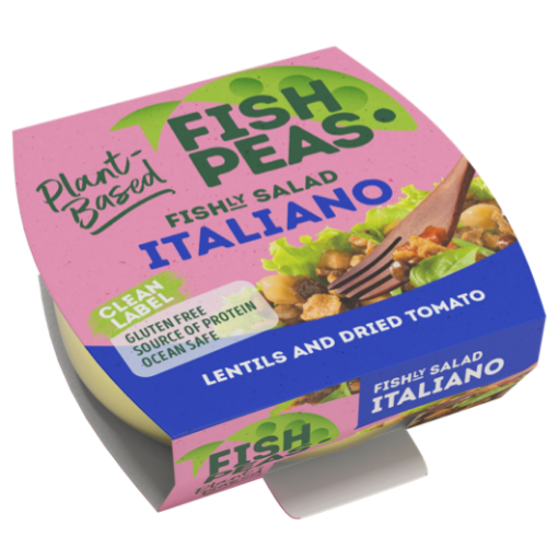 Picture of Fish Peas Vegan Italiano Salad 175g, 12 cans per case