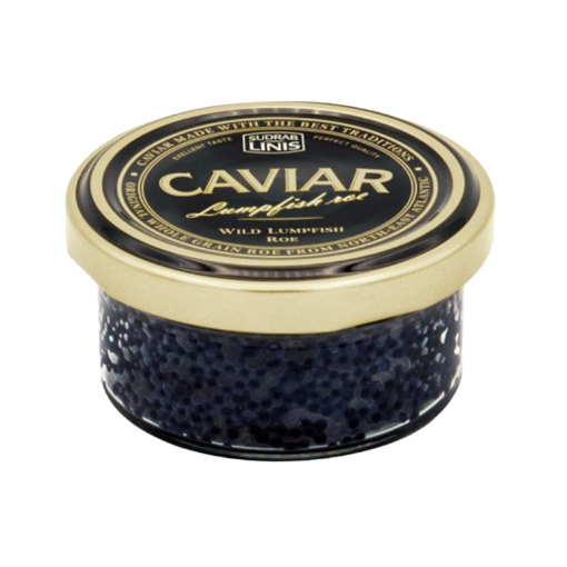 Picture of Caviar Wild Lumpfish Roe Black Sudrab Linis Jar 50g, 6 jars per case