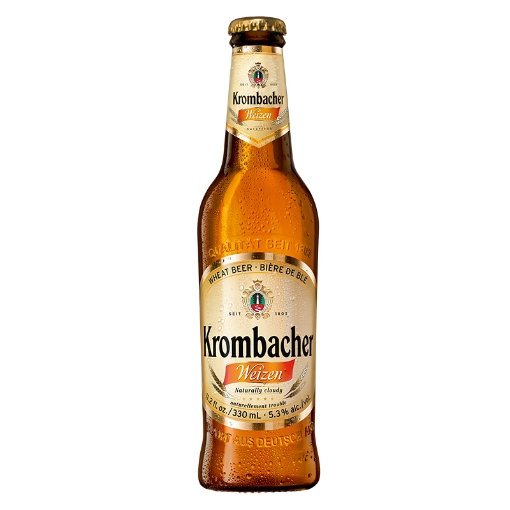 Picture of Beer Weizen Krombacher 0% Bottle 330ml, 24 per cases 