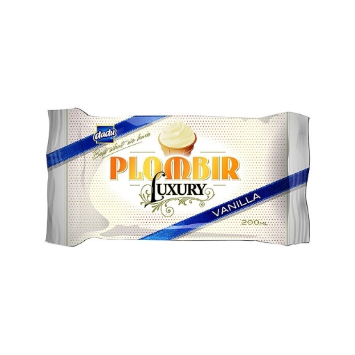 Dadu Plombir Vanilla Luxury Ice Cream 105g (200ml) – 24 Pack