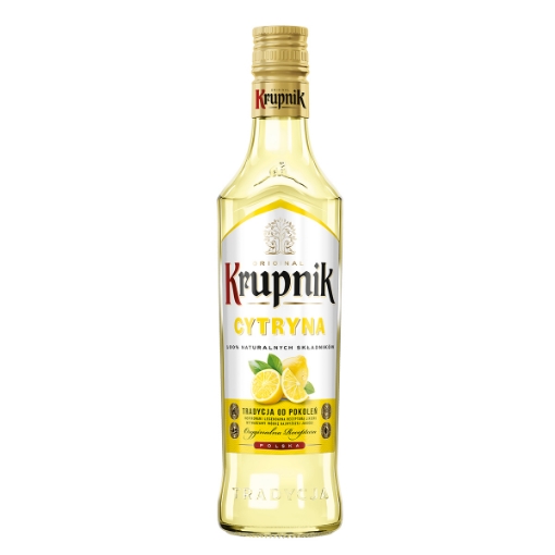 Case of 12 x 500ml Krupnik Lemon Liqueur 30% bottles – wholesale NZ
