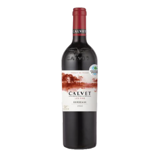 Picture of Wine Calvet Les Pins Vengag Bordeaux 12.5% Bottle 750ml, 6 bottles per case