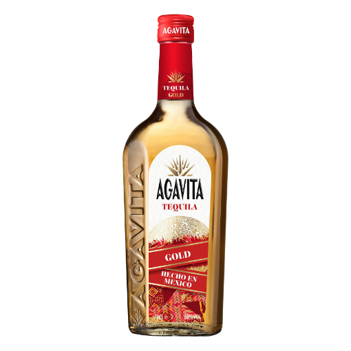 Picture of Tequila Agavita Gold 38% Bottle 700ml, 6 bottles per case