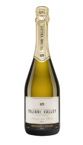 Picture of Sparkling Wine Georgian White Brut Teliani Valley 11.5% 750ml, 6 bottles per case