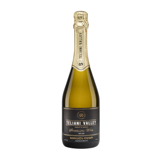 Picture of Sparkling Wine Georgian White Semi-dry Teliani Valley 11.5% 750ml, 6 bottles per case
