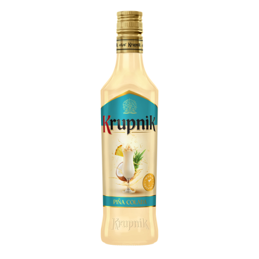 Krupnik Piña Colada Liqueur 500ml bottle, new cream spirit import QLL.