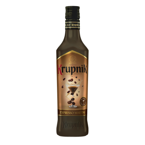 Krupnik Espresso Martini Liqueur 500ml bottle, new ready-to-mix spirit QLL.