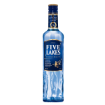 Five Lakes Classic premium vodka 700ml bottle showing the boatman design detail.