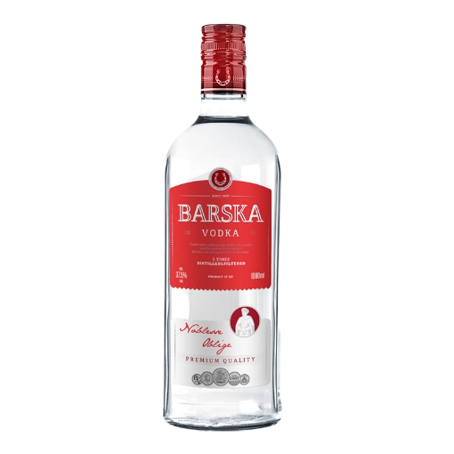 Barska Red Vodka 37.5% 1L – Premium Lithuanian Vodka