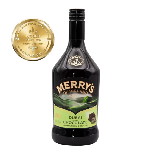 Picture of Liqueur Cream Dubai Chocolate Merrys 17% 700ml, 6 bottles per box